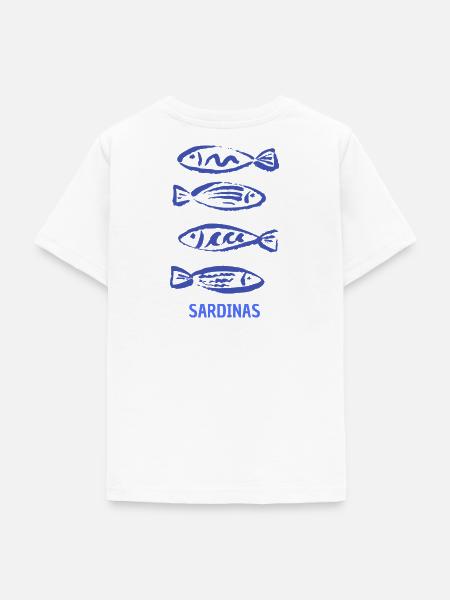 Sardinas - Teenager T-Shirt - Weiß