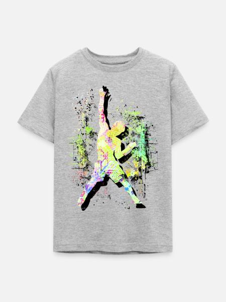 Klettern - Bouldern - Kletterer - Freeclimbing - Teenager T-Shirt - Grau meliert
