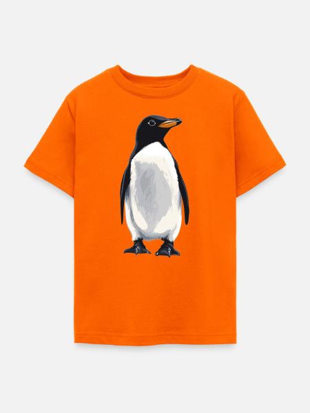Pinguine Pinguin - Teenager T-Shirt - Orange
