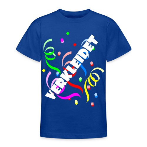 verkleidet Luftschlange Karneval Norddeutsch - Teenager T-Shirt