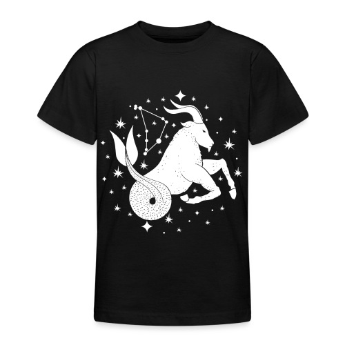 Sternzeichen Ehrgeiziger Steinbock Dezember Januar - Teenager T-Shirt