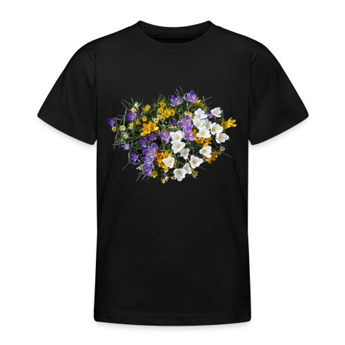 Krokus Blume Blüte Frühling Frühjahr - Teenager T-Shirt