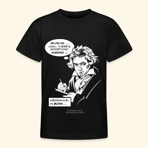 Beethoven beim Komponieren - Teenager T-Shirt