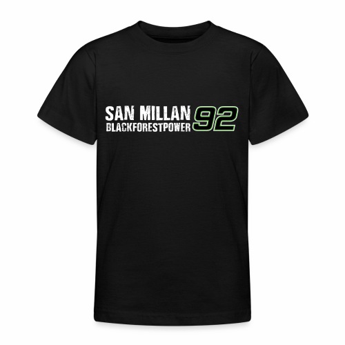 San Millan Blackforestpower 92 - vorne und hinten - Teenager T-Shirt