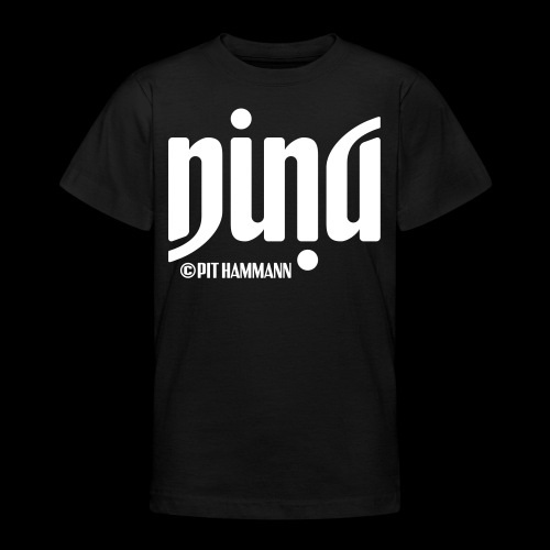 Ambigramm Nina 01 Pit Hammann - Teenager T-Shirt