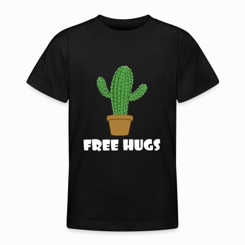 Free Hugs Cactus - Teenage T-Shirt