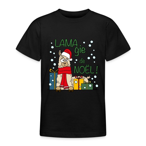 Lama, Magie de Noël, Happy Christmas, Pull moche - T-shirt Ado