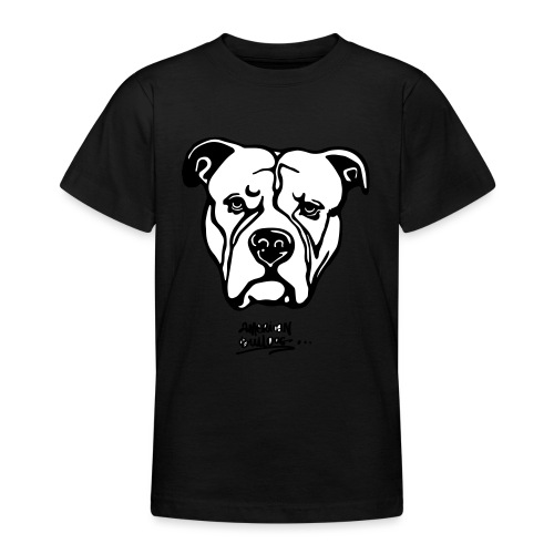 american bulldog background text - Teenager T-Shirt