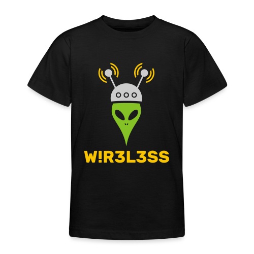 Trådløs alien - Teenager-T-shirt