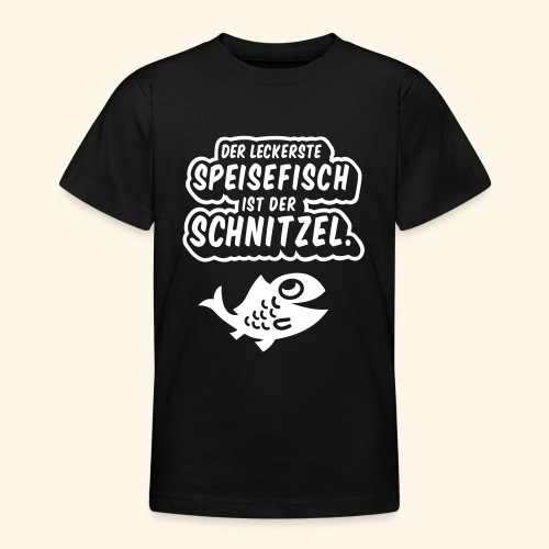 lustiger Spruch Schnitzelfisch - Teenager T-Shirt