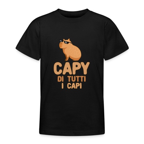 Capy Di Tutti I Capi Capybara Geschenk Chinchilla - Teenager T-Shirt