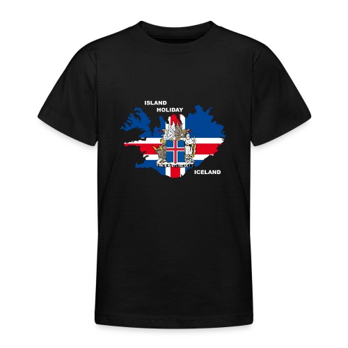 Island Iceland Holiday Urlaub - Teenager T-Shirt