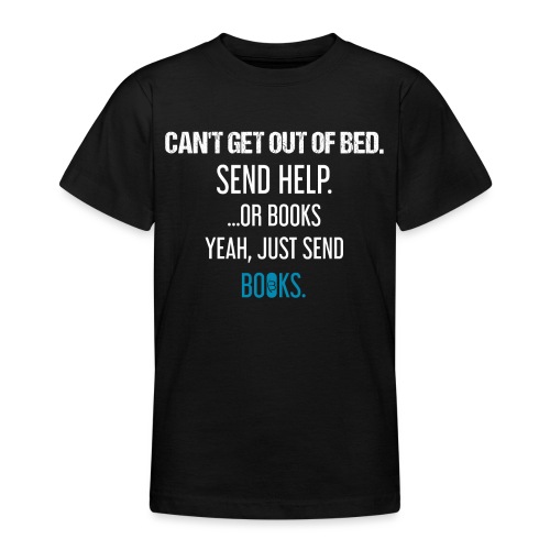 0280 Send kun bøger! - Teenager-T-shirt