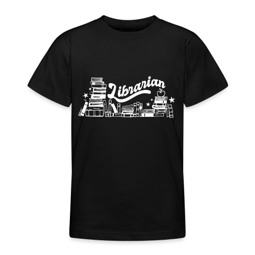 0323 Funny design bibliotekarbibliotekar - Teenager-T-shirt