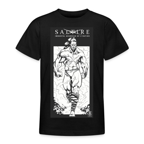 Saltire Scottish Superhero Logo - Teenage T-Shirt