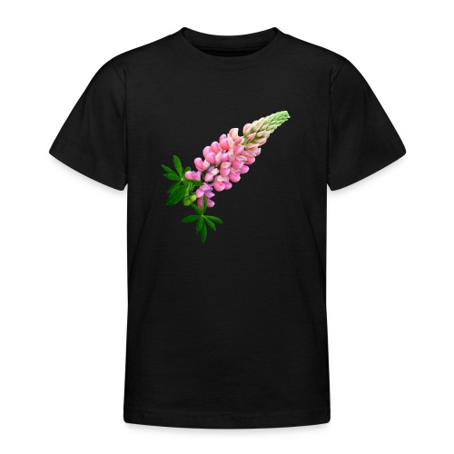 Lupine rosarot Sommer - Teenager T-Shirt