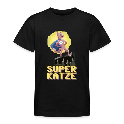 Die Superkatze - Teenager T-Shirt