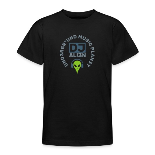 DJ Underground Music Planet Aliens - Teenager T-Shirt