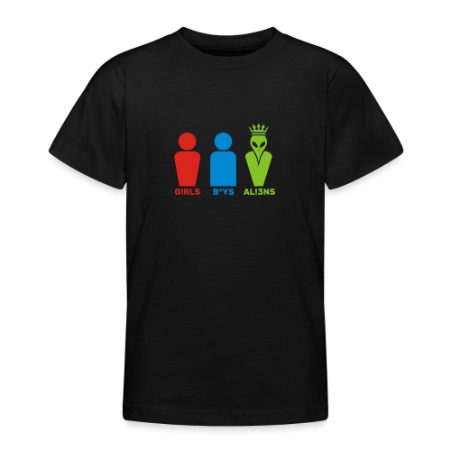 Piger Drenge Aliens - Teenager-T-shirt