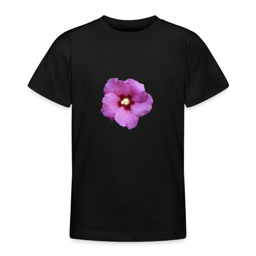 Hibiskus Eibisch lila - Teenager T-Shirt