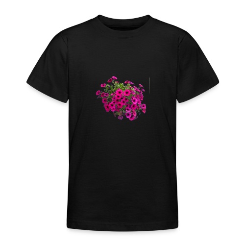 Petunie Blume Sommer Blumenampel - Teenager T-Shirt