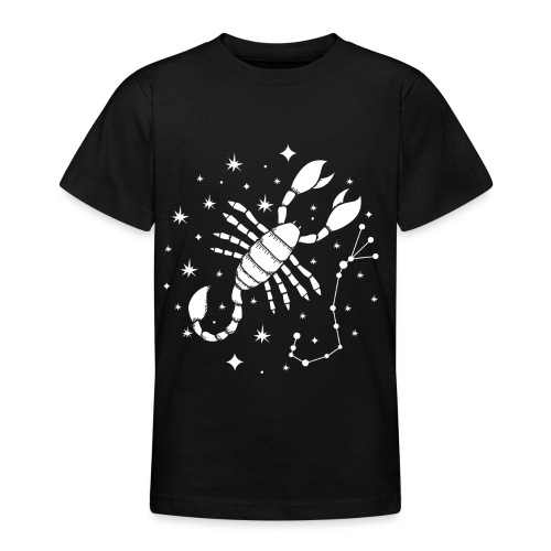 Sternzeichen Furchtloser Skorpion Oktober November - Teenager T-Shirt