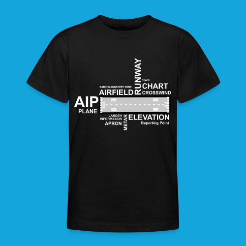 airfield white cloud - Teenager T-Shirt
