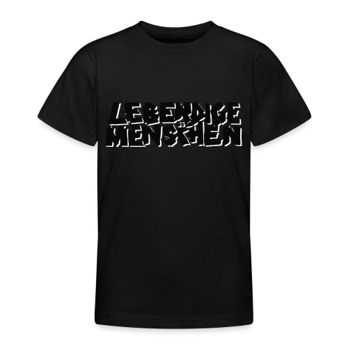 LM black Label white shadow - Teenager T-Shirt