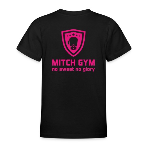 mitch gym logopink - Teenager T-shirt