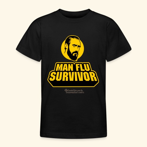 Man Flu Survivor Internet Meme - Teenager T-Shirt