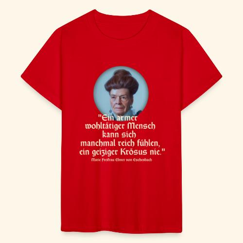 Sprüche T-Shirt Design Zitat über Geiz - Teenager T-Shirt