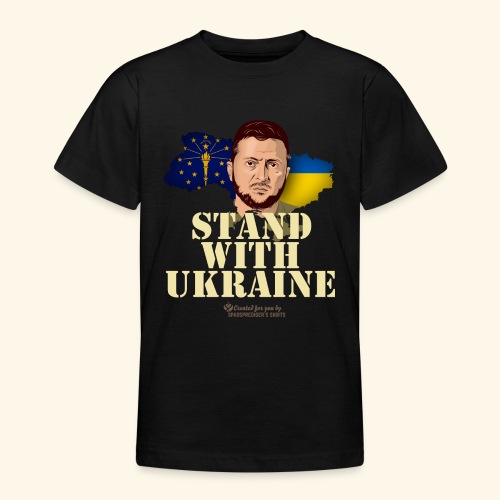 Ukraine Indiana Selensky Stand with Ukraine - Teenager T-Shirt