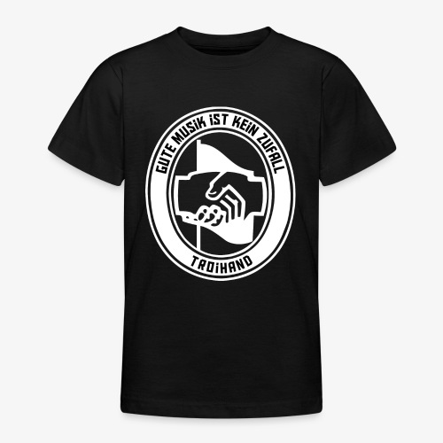 Logo Troihand invertiert - Teenager T-Shirt