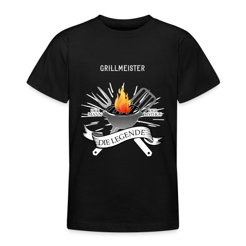 Grillmeister BBQ - personalisierbar - Teenager T-Shirt