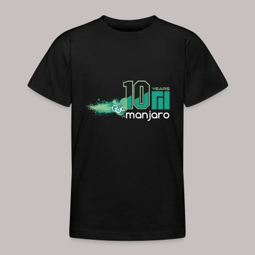 Manjaro 10 years splash v2 - Koszulka młodzieżowa