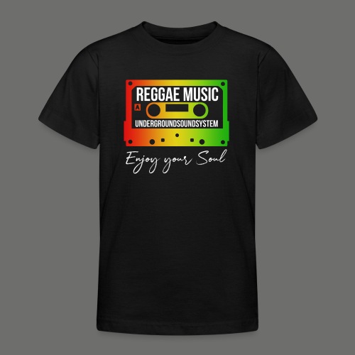 REGGAE MUSIC TAPE by UNDERGROUNDSOUNDSYSTEM - Teenager T-Shirt