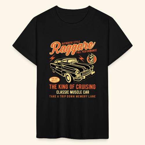 Raggare Vintage Custom Car T Shirt Design - Teenager T-Shirt