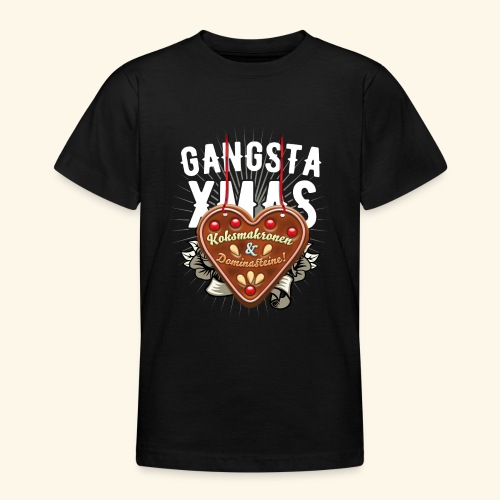 Ugly Christmas Gangsta Xmas - Teenager T-Shirt