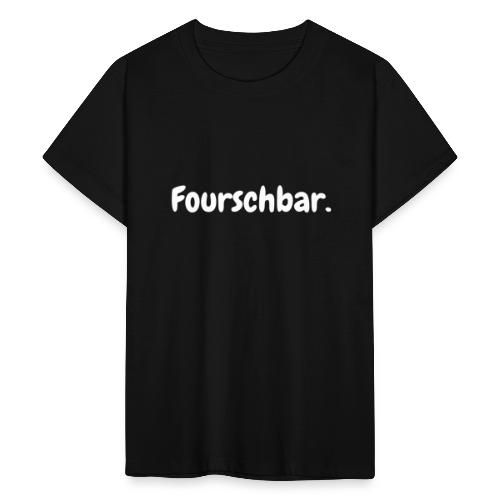 Fourschbar weiß - Teenager T-Shirt