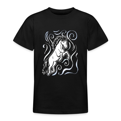 Pferd Elementar Luft Lustig schönes Geschenkidee - Teenager T-Shirt