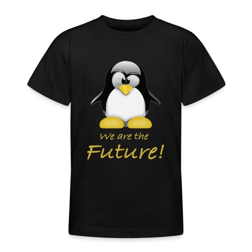 pinguin we are the future - Maglietta per ragazzi