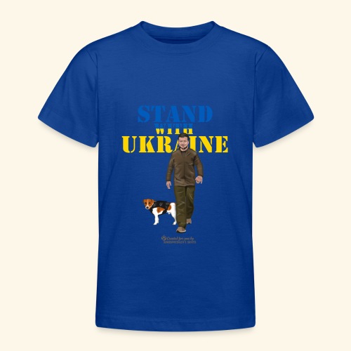 Ukraine Zelensky Patron Stand with Ukraine - Teenager T-Shirt