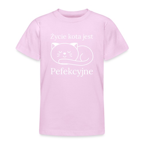 Życie kota jest perfekcyjne - Koszulka młodzieżowa