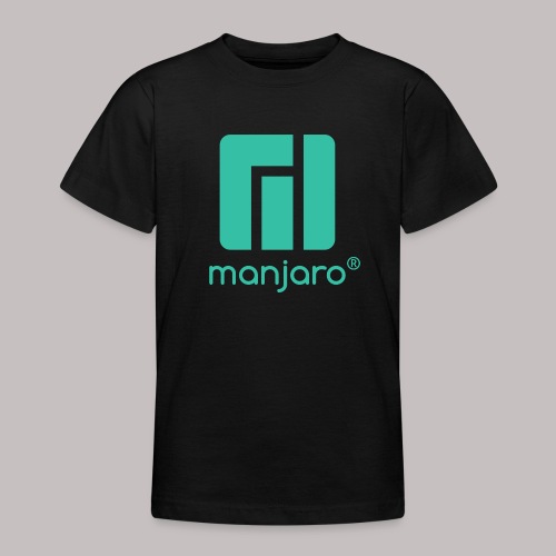 simple logo (darkmode) - Teenage T-Shirt