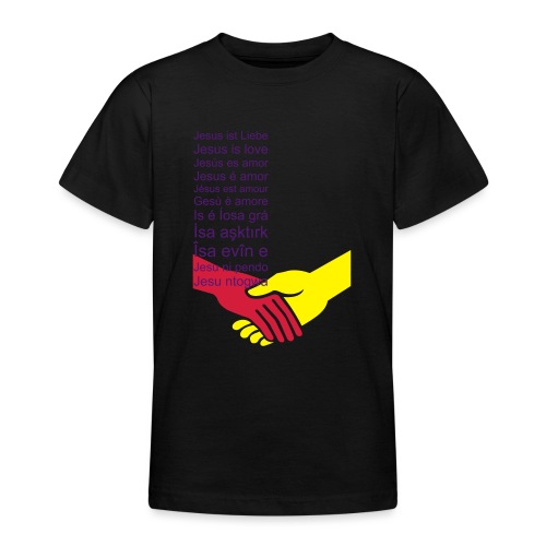 Jesus ist Liebe (1/2) - Teenager T-Shirt