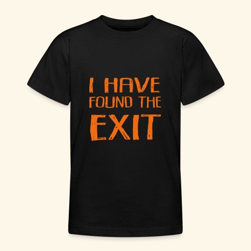 Found the Exit Orange - T-shirt tonåring
