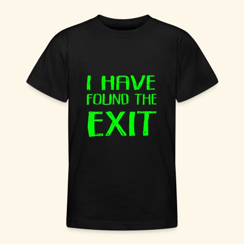 Found Exit Green - T-shirt tonåring