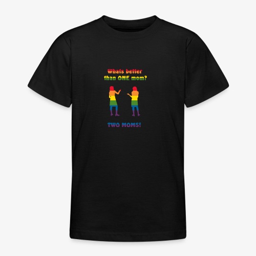 Två mammor - Pride - T-shirt tonåring