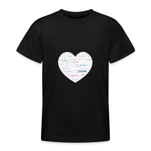 Love Heart / Herz Multi-Gypsy - Teenager T-Shirt