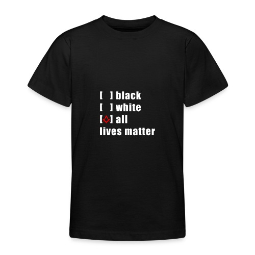 Freimaurer ALL LIVES METTER MASONIC - Teenager T-Shirt